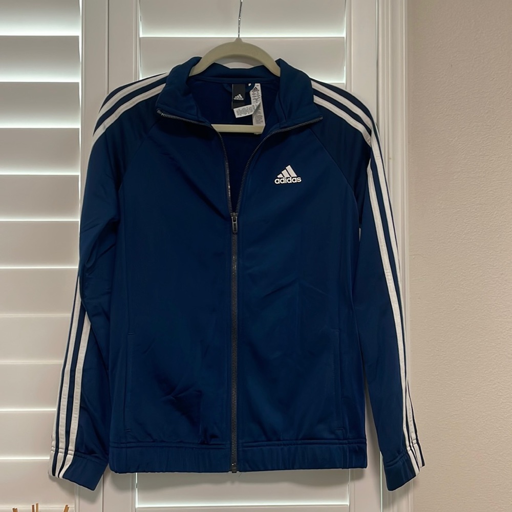 Adidas Track Jacket- Blue
